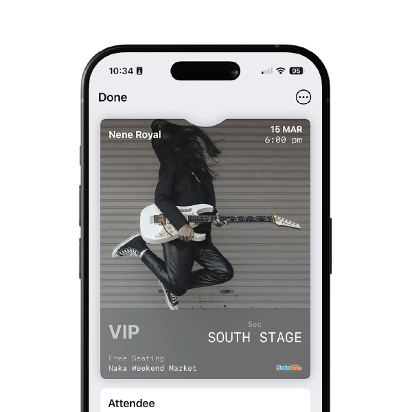 NFC Event Ticket with iCloud Binding in Apple Wallet